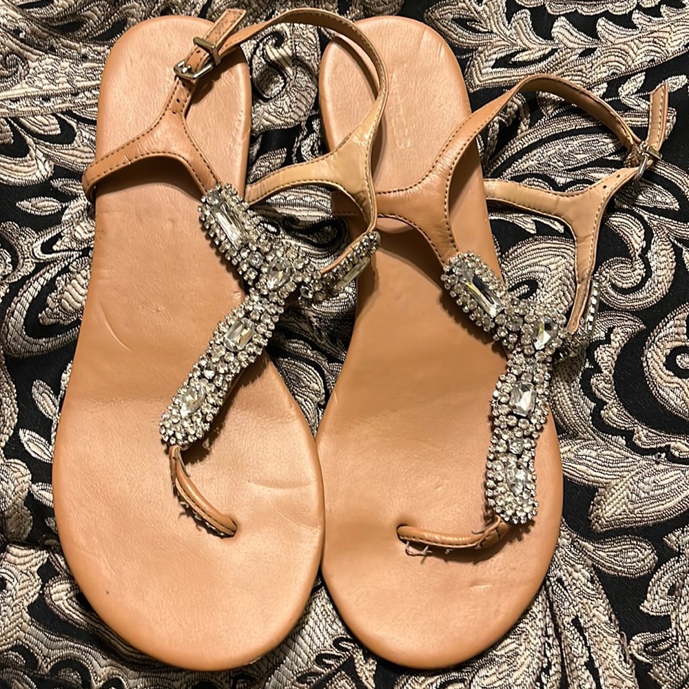 Rhinestone Samdals